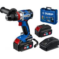 Бесщеточная дрель-шуруповерт ударная, 2 АКБ (4 Ач), в кейсе DBS-201-42