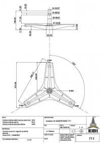 Крестовина барабана стиральной машины LG 4434ER1003C